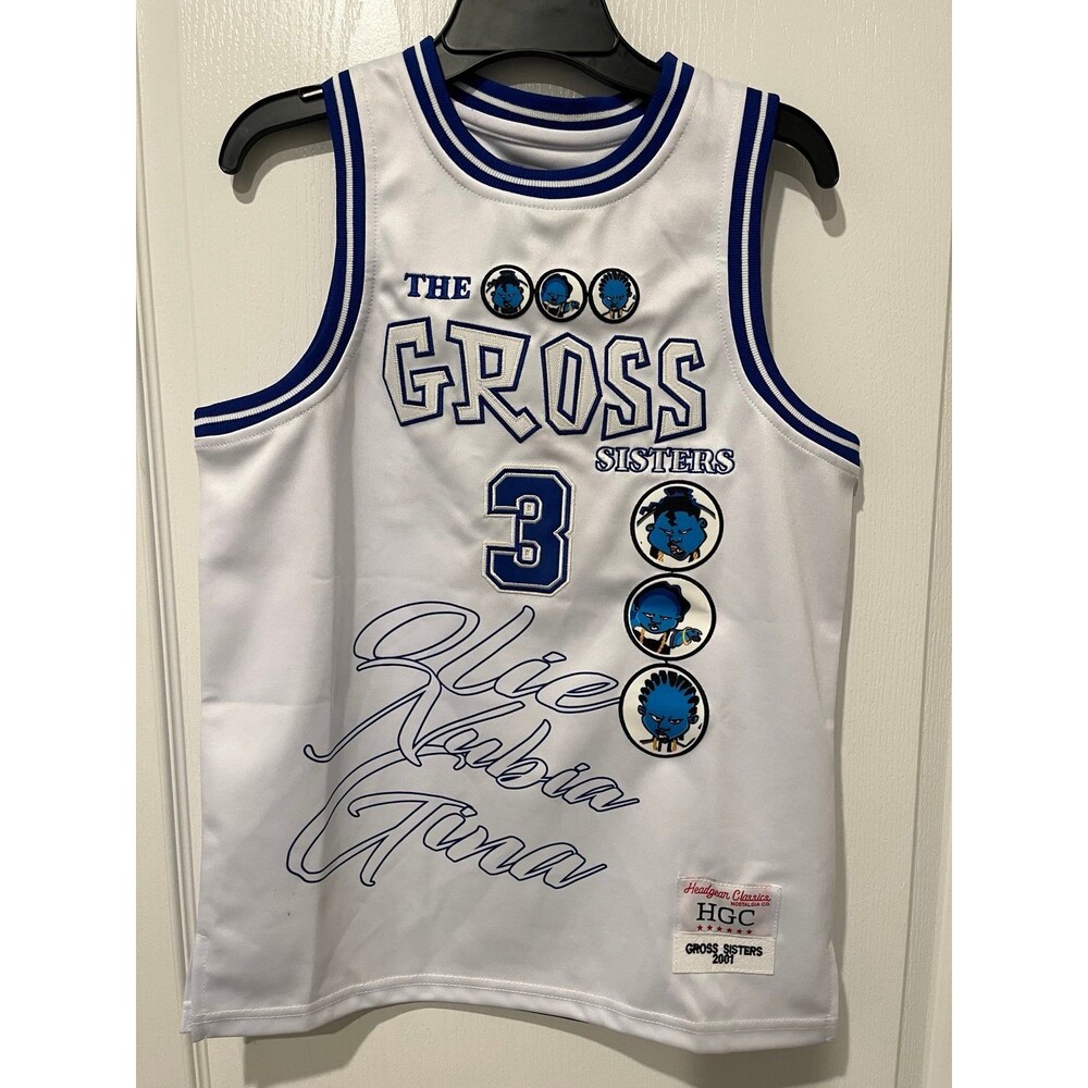 Headgear Classics The Gross Sisters Jersey White Youth Size M